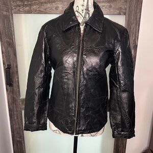 Valentina Black Leather Jacket for Women